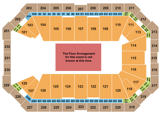 Dickies Arena NCAA Seating Chart